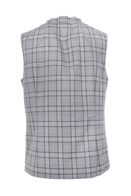 [SS27 Order] Shawl Collar Vest / Gray / MSS27B07