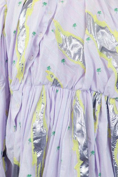 【SS27受注】Windy Sparkle Dress / Purple / MSS27D012