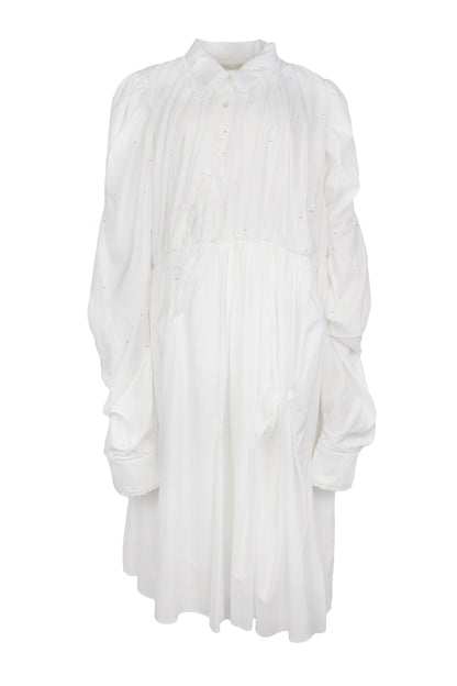 【SS27受注】Little Heart Windy Dress / White / MSS27D013