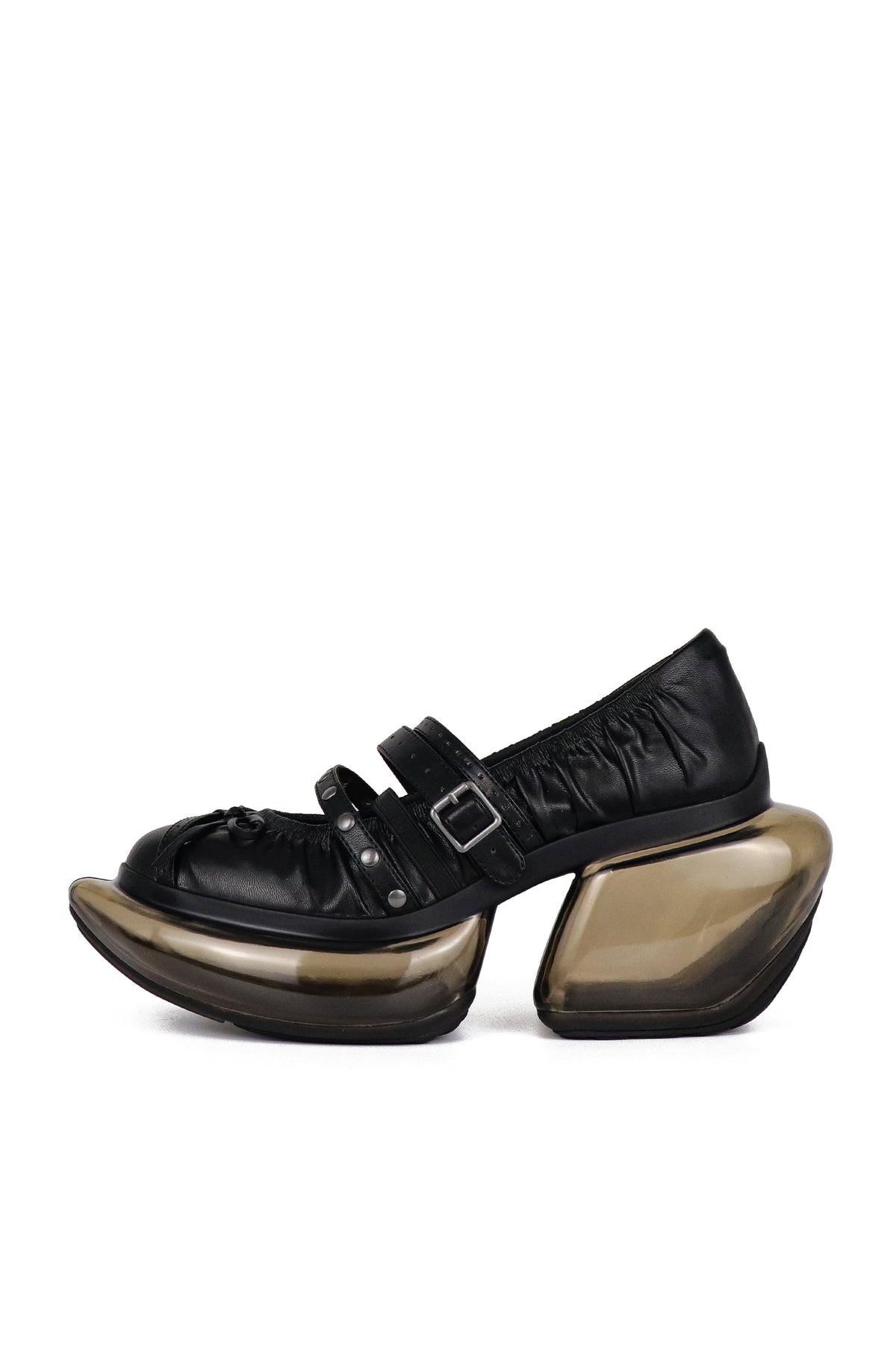 【SS27受注】Marfa Gathered Mary Jane / Black / MSS27SH12