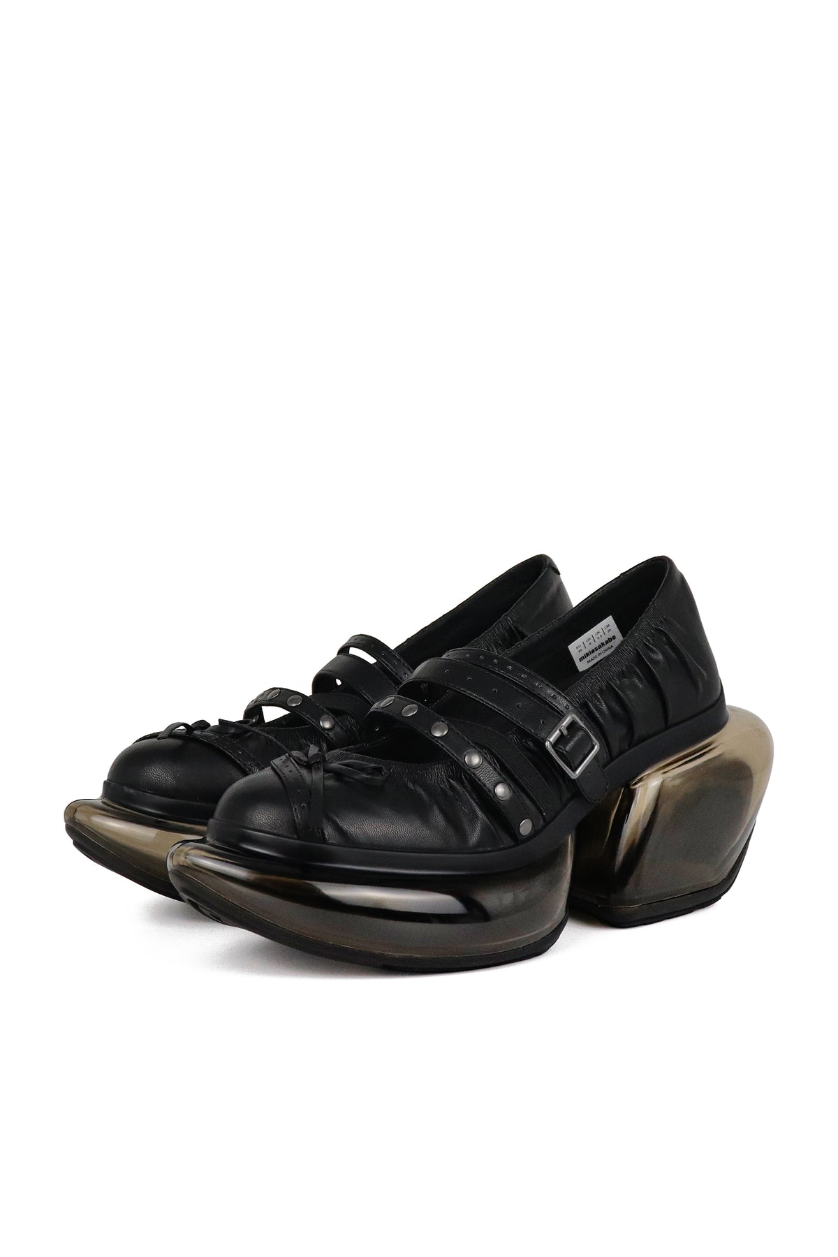 【SS27受注】Marfa Gathered Mary Jane / Black / MSS27SH12