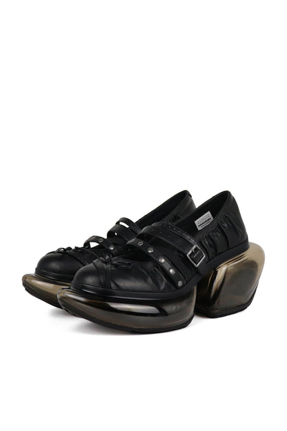 【SS27受注】Marfa Gathered Mary Jane / Black / MSS27SH12
