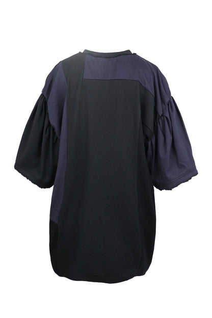 【SS27受注】Puzzle Panel T-Shirt / Black / MSS27T01