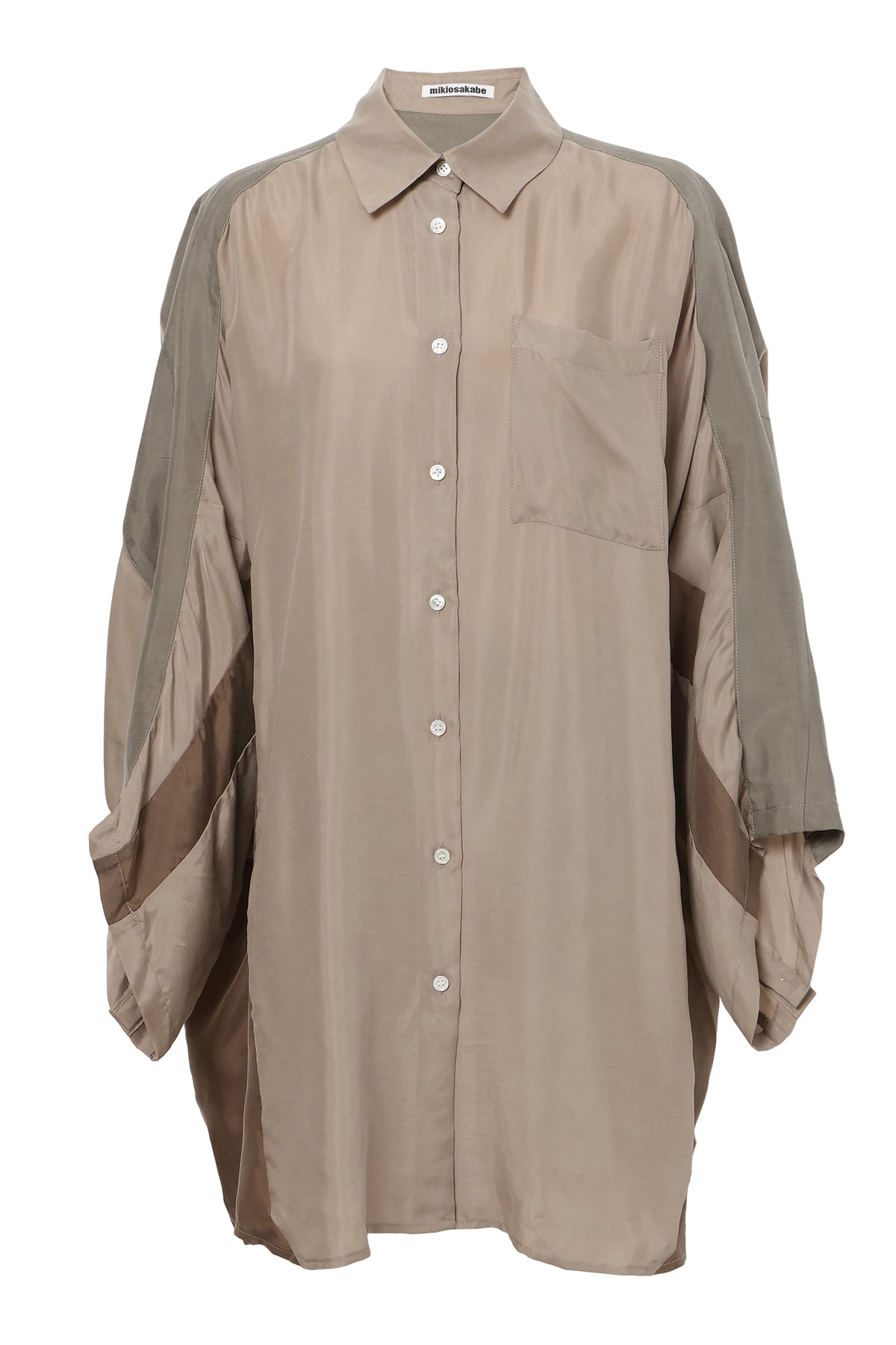 【SS27受注】Reversed Short Sleeve Shirt / Khaki / MSS27B011