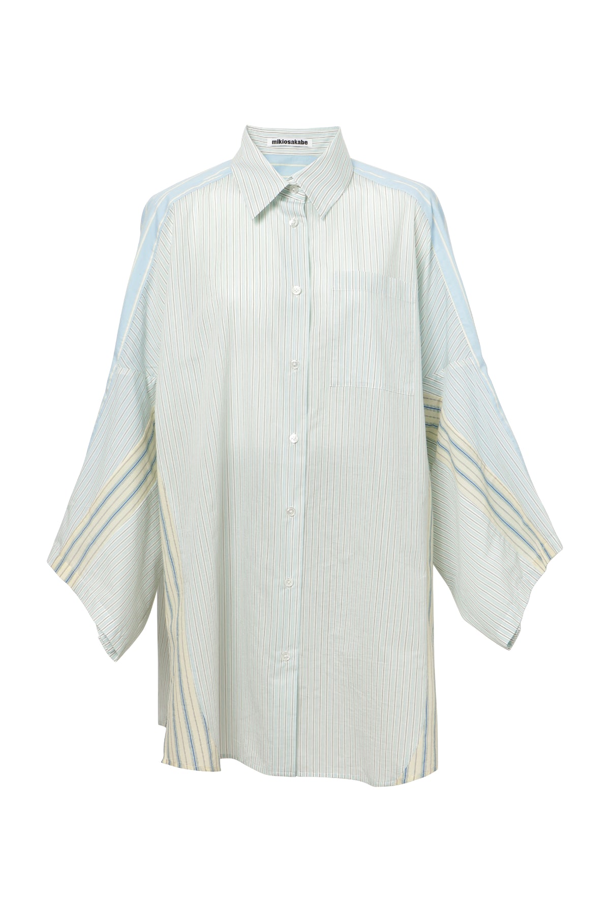 【SS27受注】Reversed Short Sleeve Shirt / Blue / MSS27B01