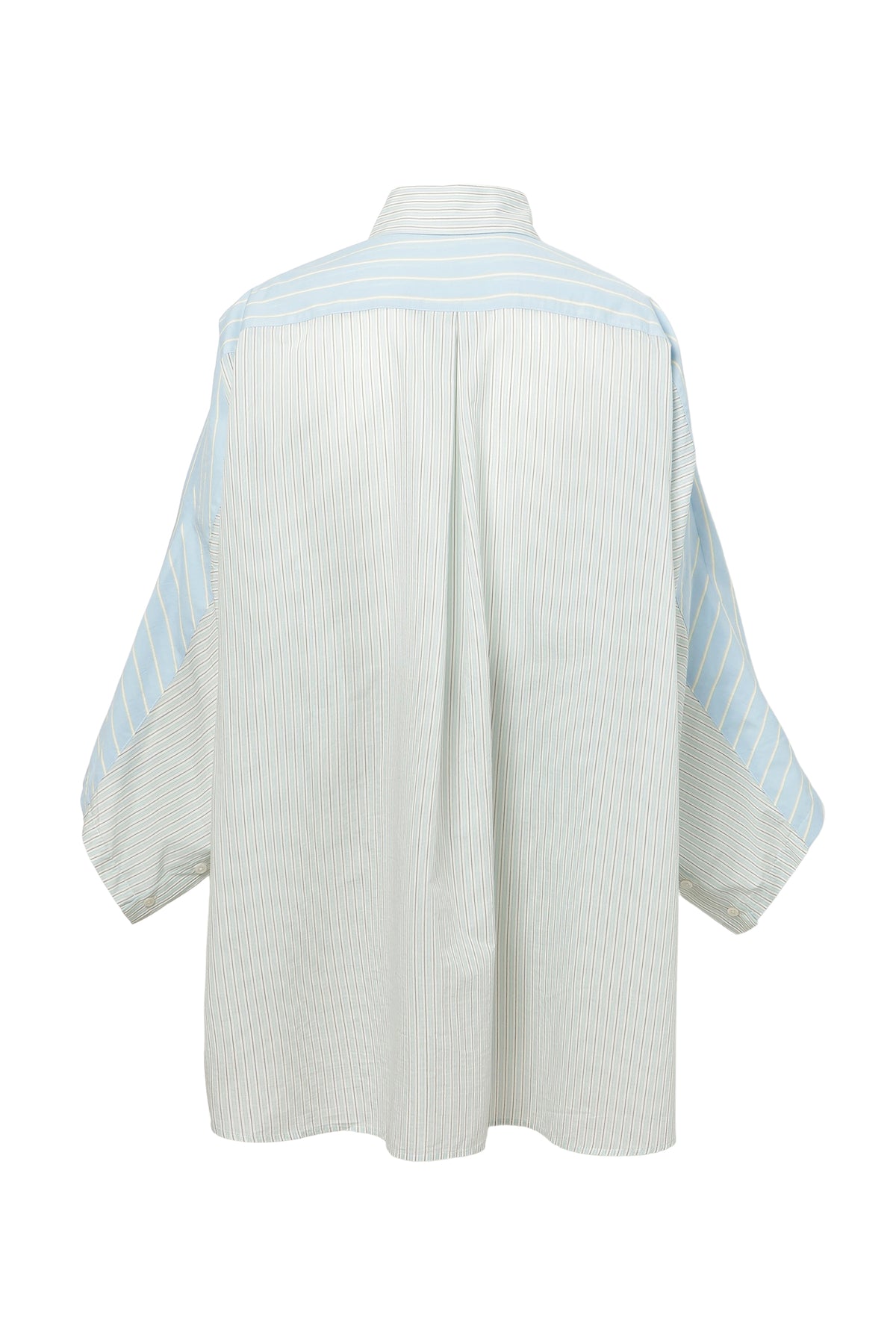 【SS27受注】Reversed Short Sleeve Shirt / Blue / MSS27B01