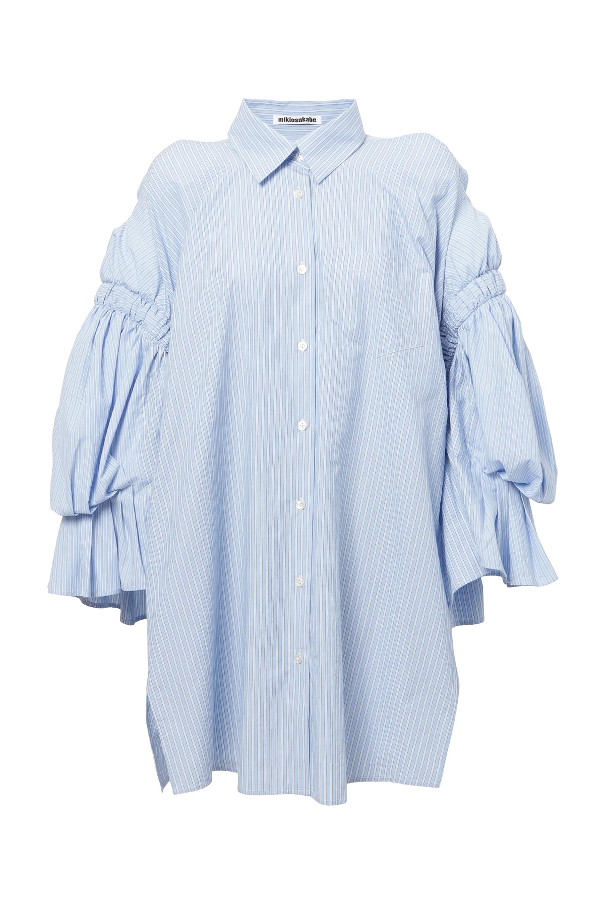【SS27受注】Double Puff Sleeve Shirt / Blue / MSS27B02