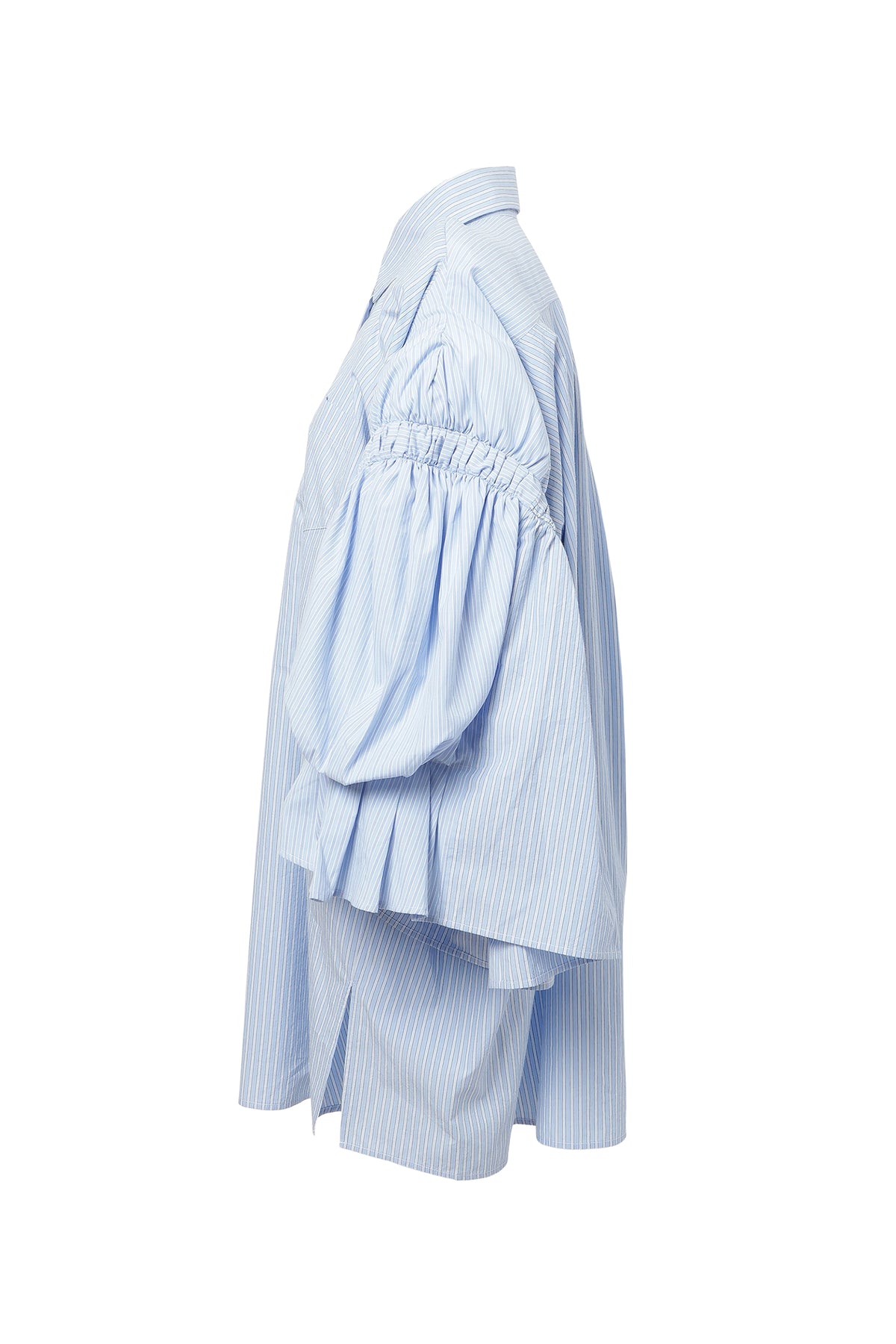 【SS27受注】Double Puff Sleeve Shirt / Blue / MSS27B02