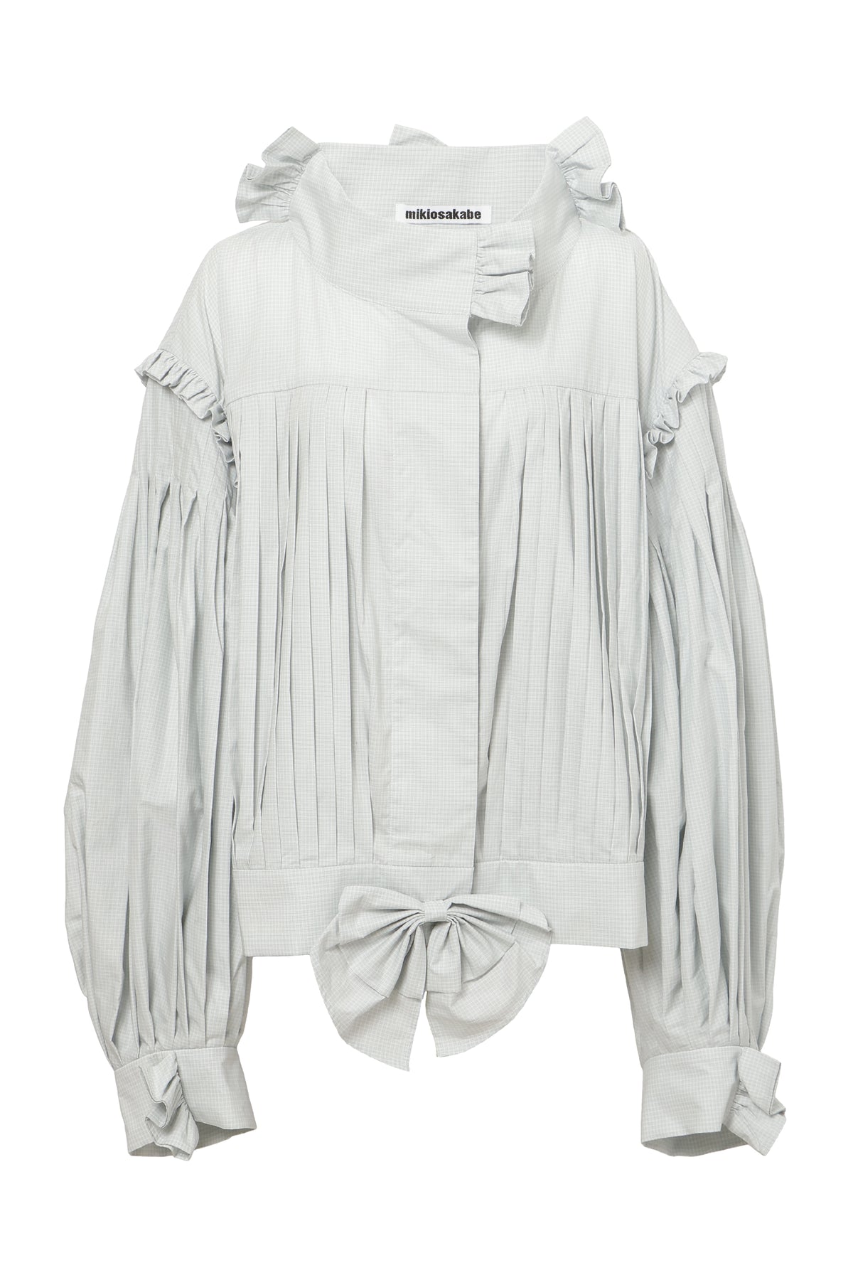 [SS27 Order] Fine Pleated Blouse / Mint / MSS27B03