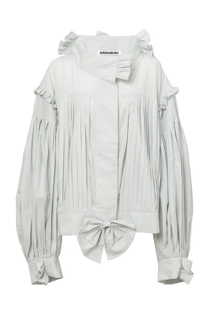 [SS27 Order] Fine Pleated Blouse / Mint / MSS27B03