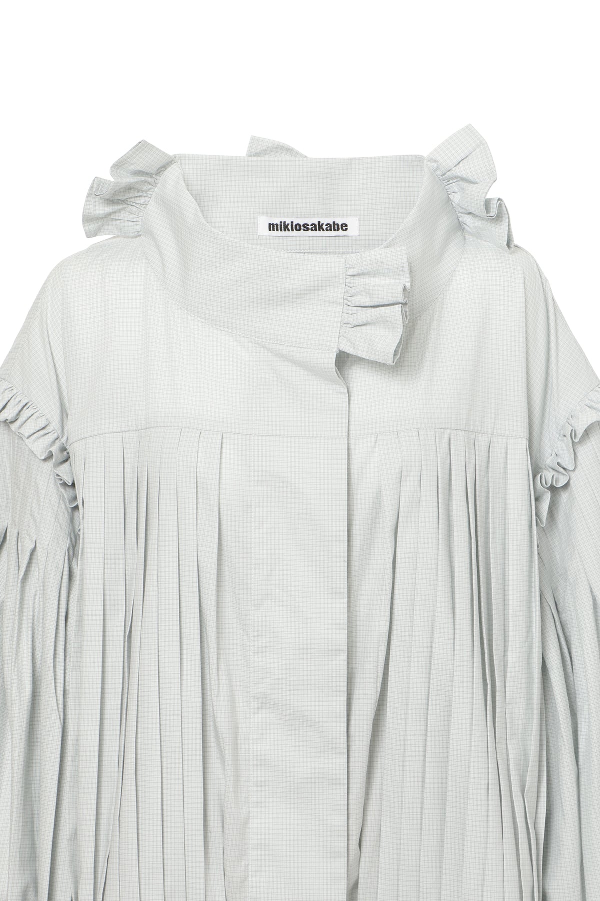 [SS27 Order] Fine Pleated Blouse / Mint / MSS27B03