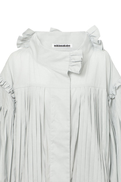 [SS27 Order] Fine Pleated Blouse / Mint / MSS27B03