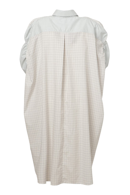 【SS27受注】Longline Puff Sleeve Shirt / Beige / MSS27B05