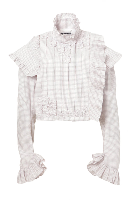 【SS27受注】Pleats Flare Coat / Pink / MSS27C01