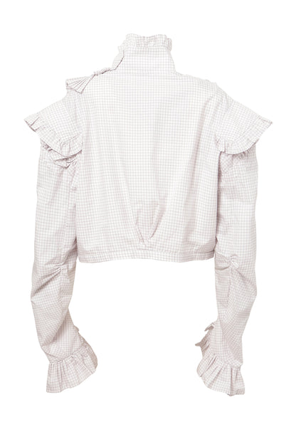 【SS27受注】Pleats Flare Coat / Pink / MSS27C01