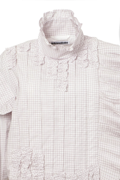 【SS27受注】Pleats Flare Coat / Pink / MSS27C01