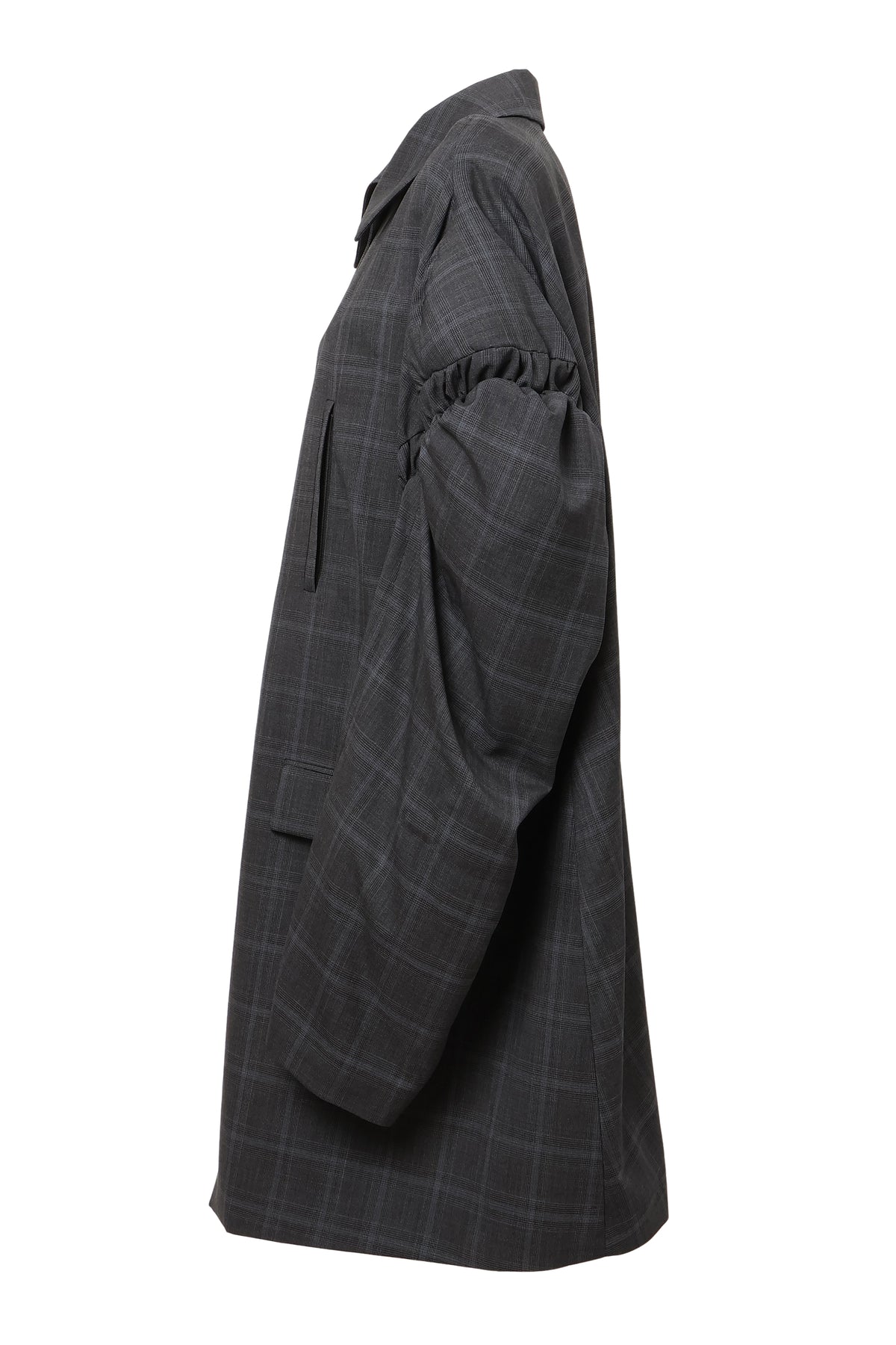 [SS27 Order] Double Puff Sleeve Coat / Navy / MSS27C03