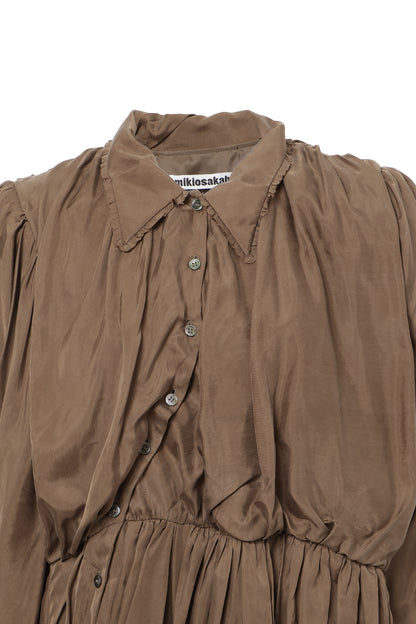 【SS27受注】Windy Dress / Khaki / MSS27D01