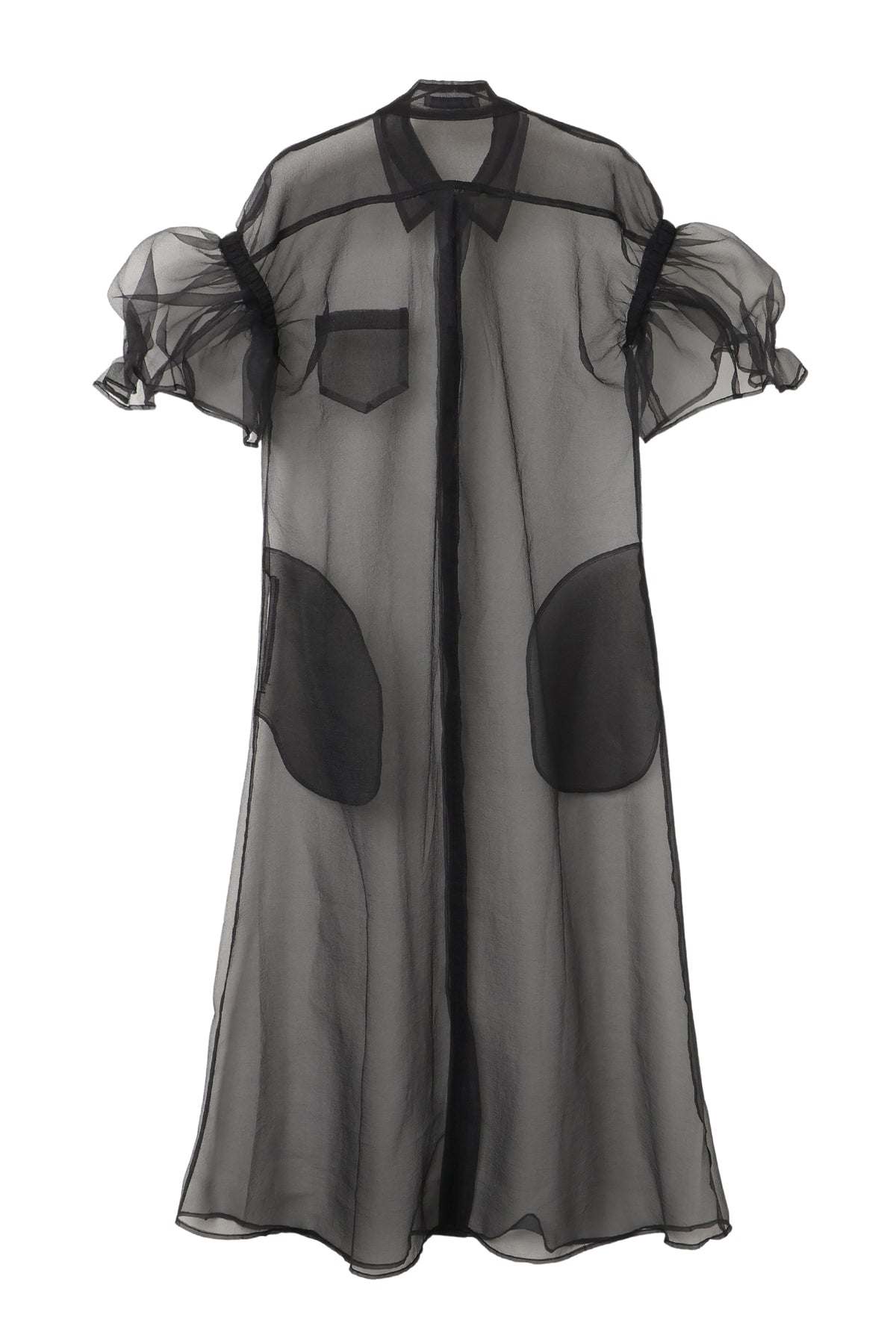 【SS27受注】See Through Puff Dress / Black / MSS27D02