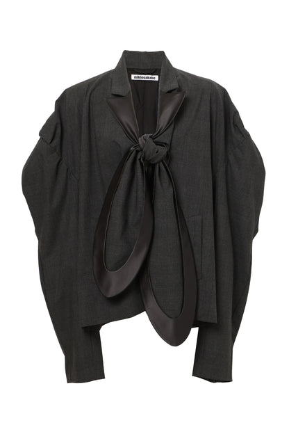 【SS27受注】Rabbit Collar Jacket / Gray / MSS27JK011