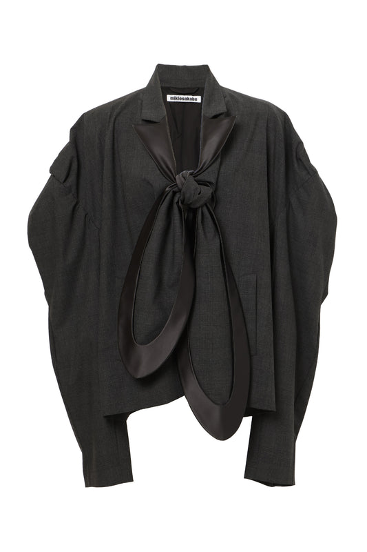 【SS27受注】Rabbit Collar Jacket / Gray / MSS27JK011