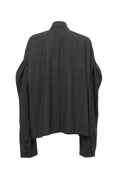 【SS27受注】Rabbit Collar Jacket / Gray / MSS27JK011