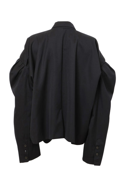 【SS27受注】Rabbit Collar Jacket / Black / MSS27JK01
