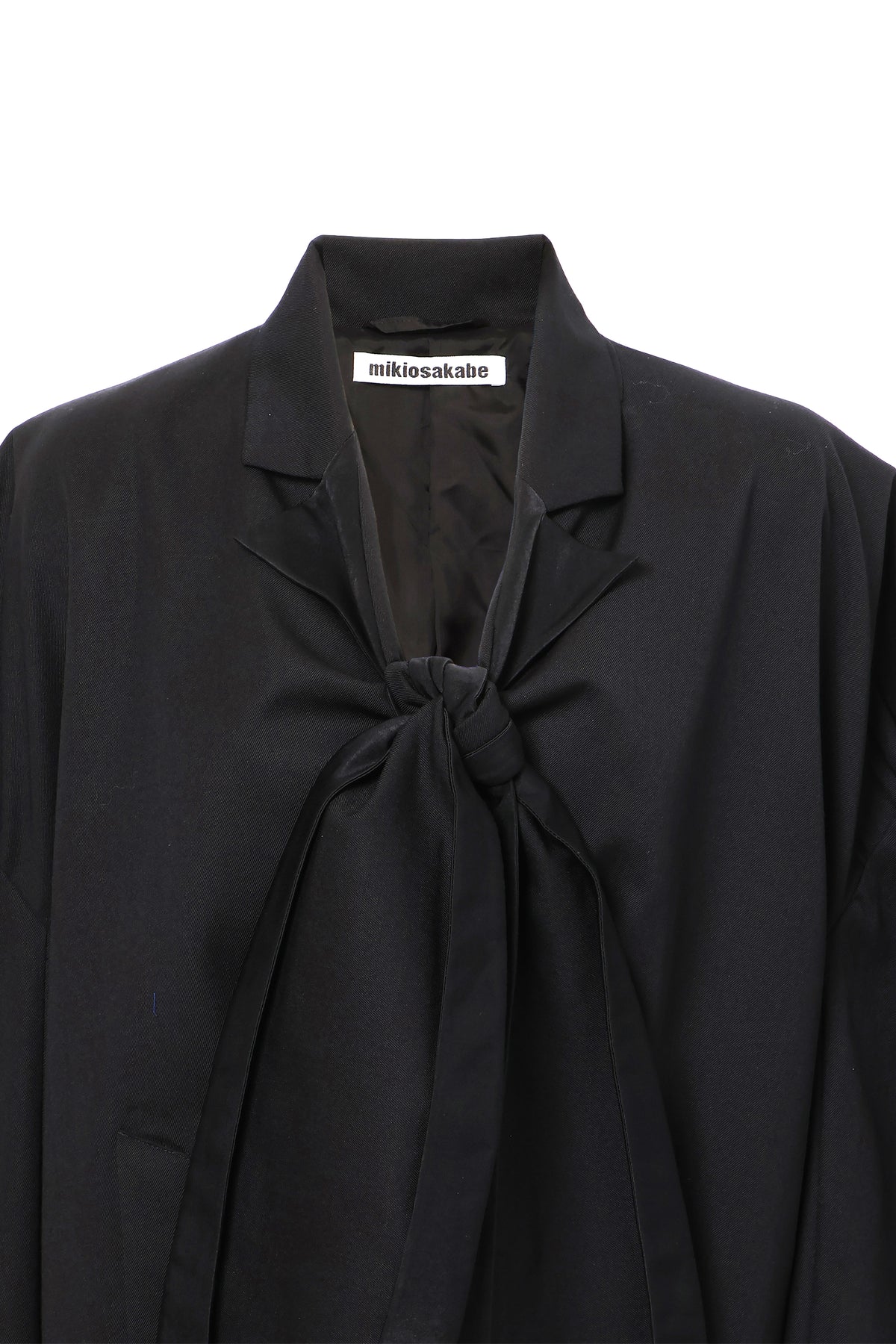 【SS27受注】Rabbit Collar Jacket / Black / MSS27JK01