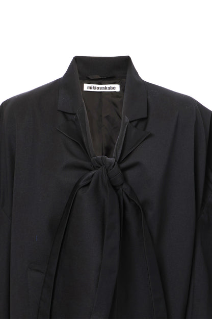 【SS27受注】Rabbit Collar Jacket / Black / MSS27JK01