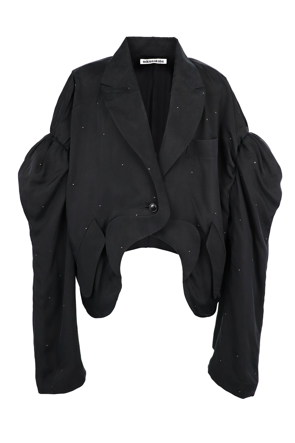 【SS27受注】Nami Collar Jacket / Black / MSS27JK031