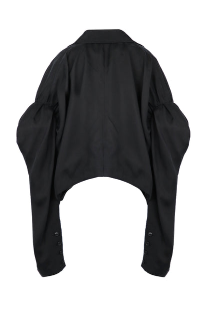 【SS27受注】Nami Collar Jacket / Black / MSS27JK031