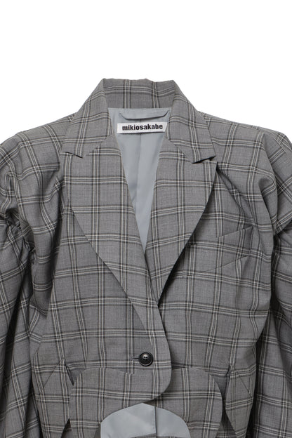 【SS27受注】Nami Collar Jacket / Gray / MSS27JK03