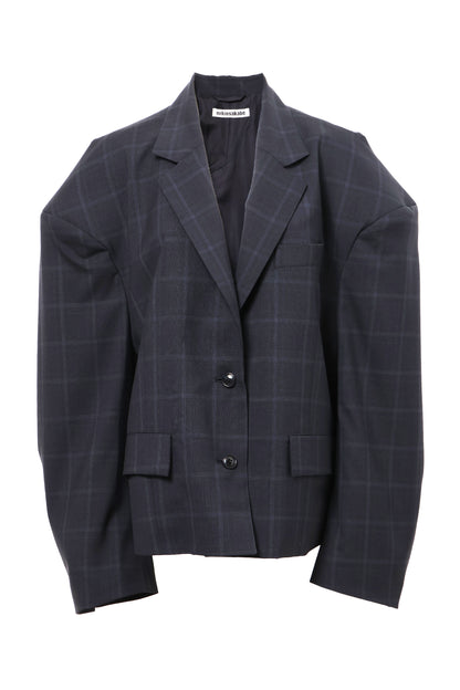 【SS27受注】High Back Slit Tailor / Navy / MSS27JK04