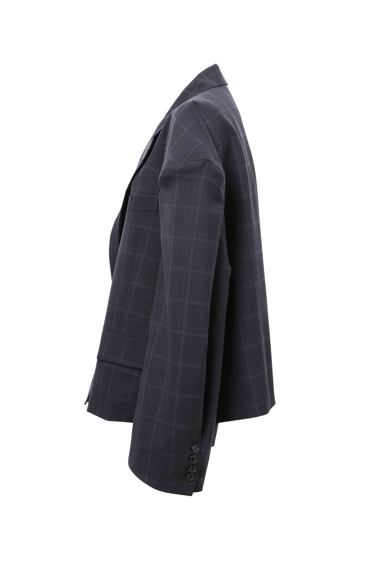【SS27受注】High Back Slit Tailor / Navy / MSS27JK04