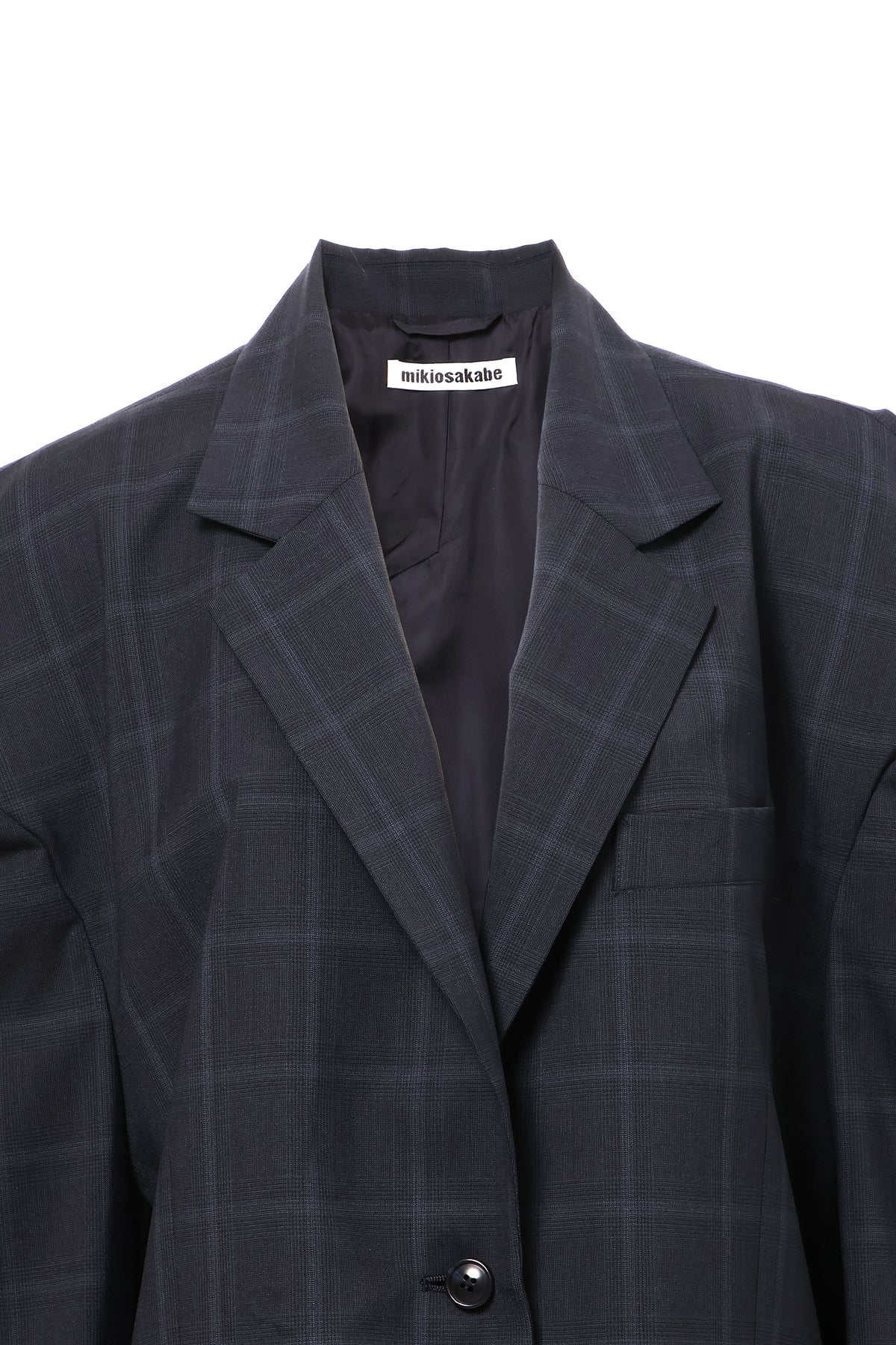 【SS27受注】High Back Slit Tailor / Navy / MSS27JK04