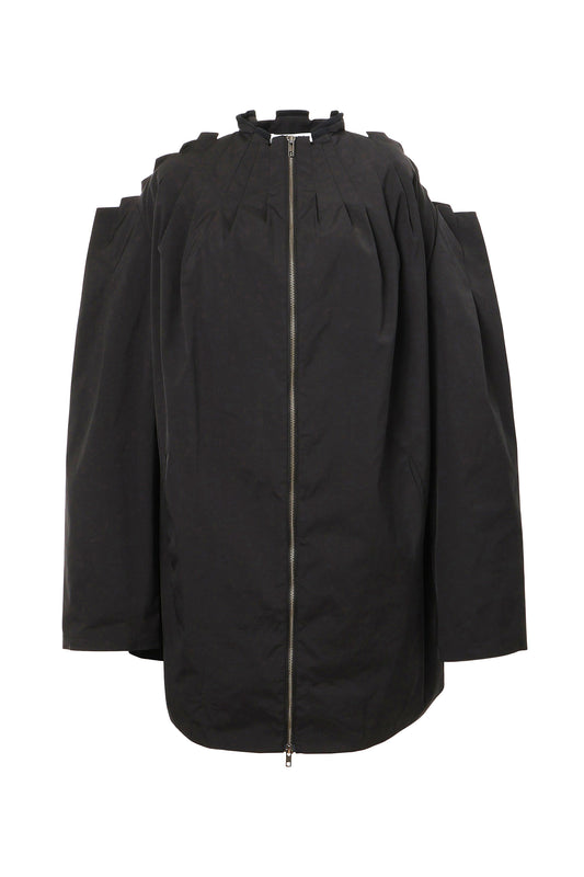 【SS27受注】Peak-Tuck Jacket / Black / MSS27JK05
