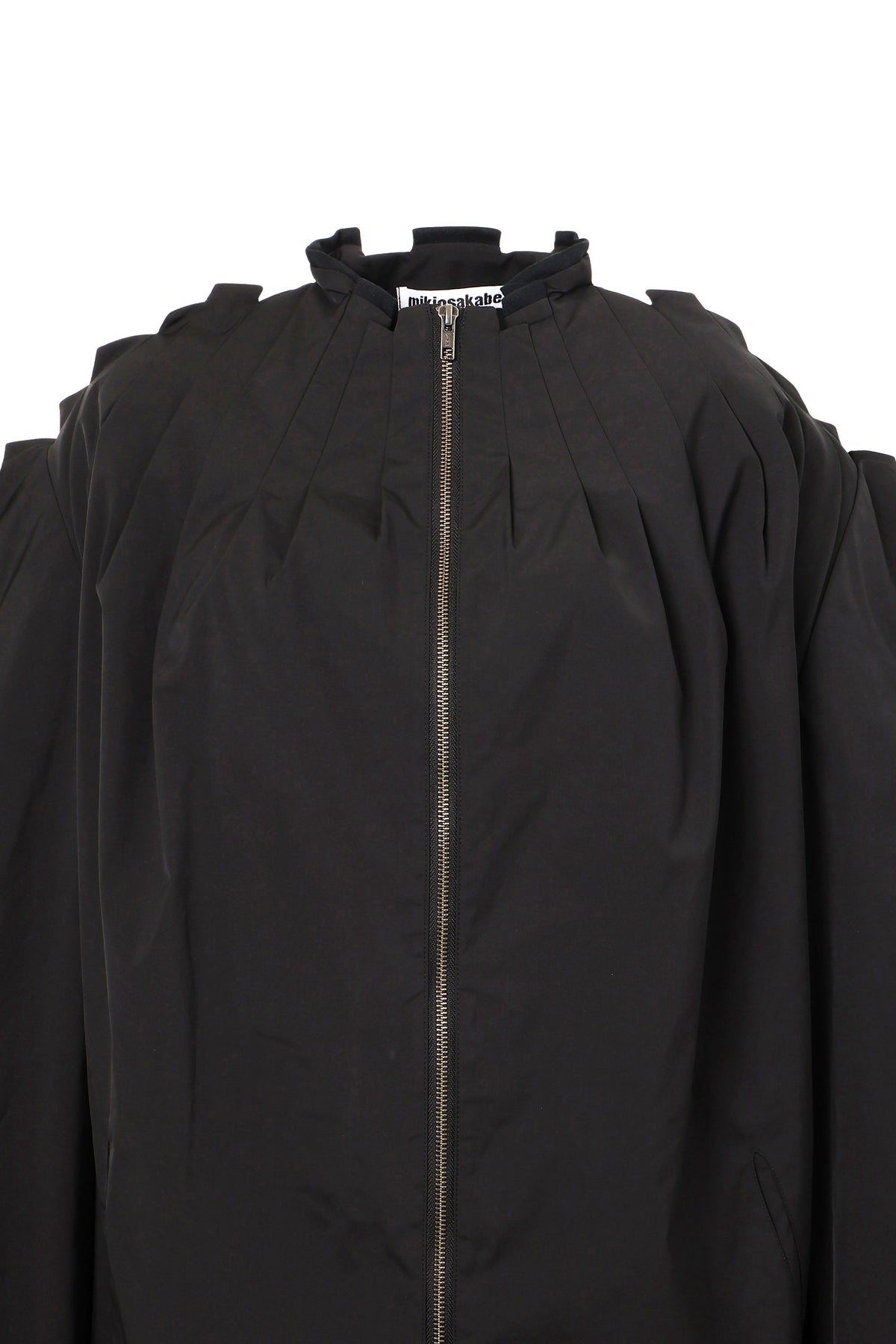 [SS27 Order] Peak-Tuck Jacket / Black / MSS27JK05