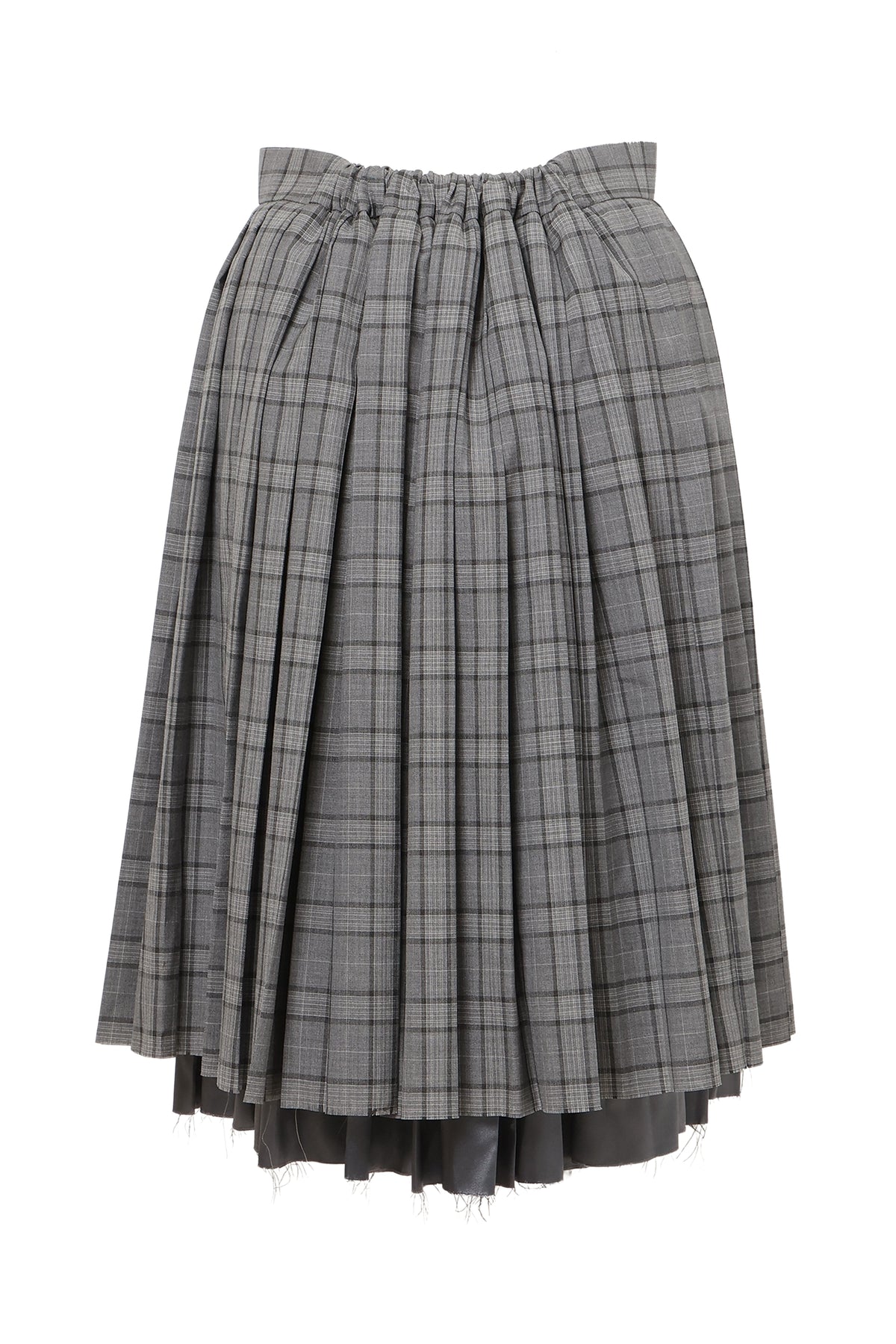 【SS27受注】Curtain Schoolgirl Skirt Long / Gray / MSS27S011