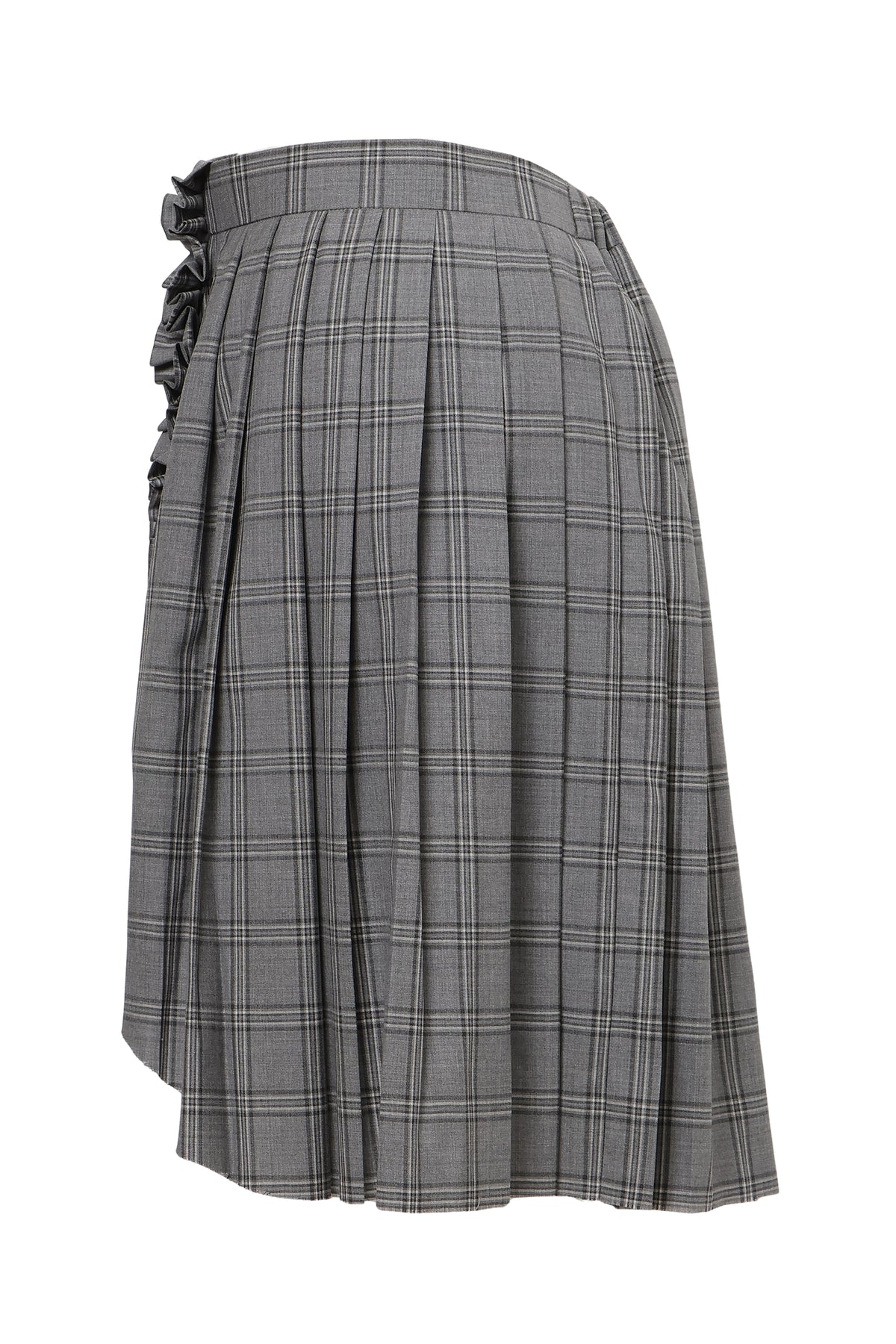 【SS27受注】Curtain Schoolgirl Skirt / Gray / MSS27S01