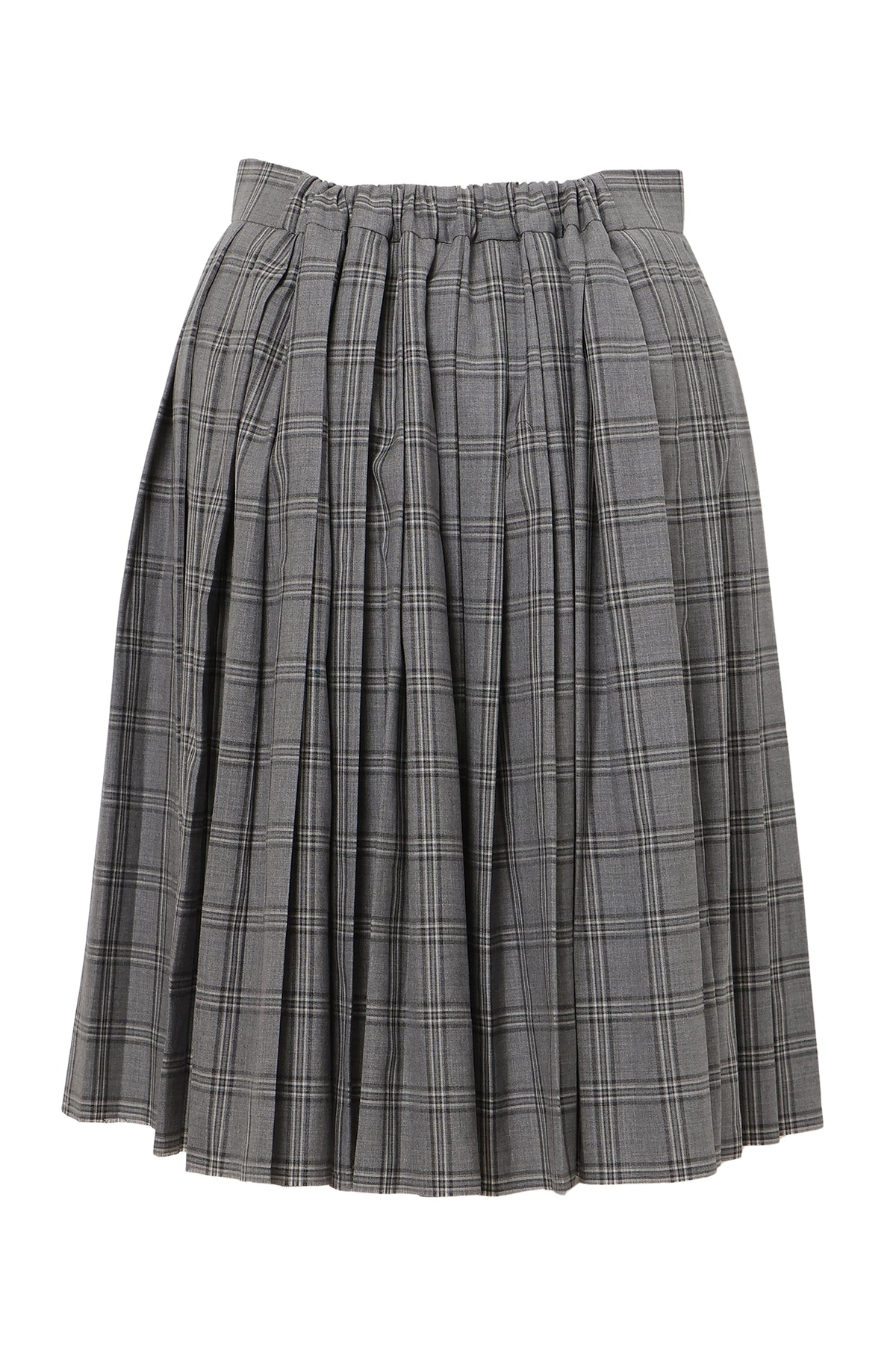 【SS27受注】Curtain Schoolgirl Skirt / Gray / MSS27S01