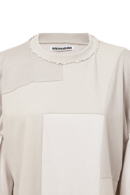 【SS27受注】Puzzle Panel T-Shirt / Gray / MSS27T01