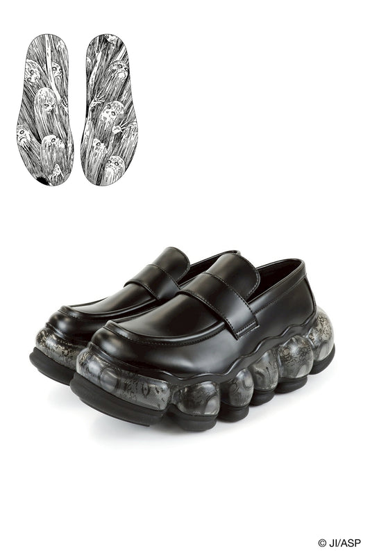 【TM25受注】New "Jewelry" Tomie 『Moromi』 Print Loafer / Black / MSTMSH041