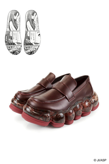 [TM25 Order] New "Jewelry" Tomie 『Moromi』 Print Loafer / Wine / MSTMSH041