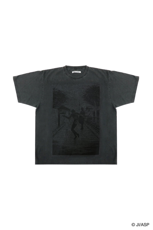 【TM25受注】Tomie 『Tourima』 Washed Print T-Shirt / Black / MSTMT01E