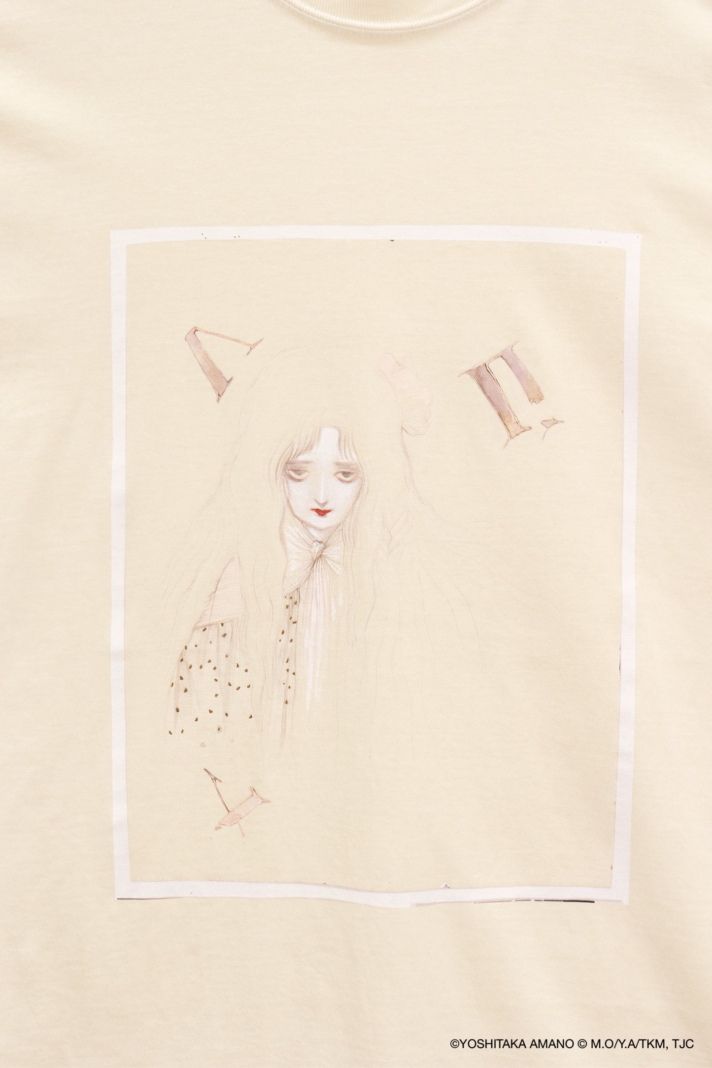 【预购】天使蛋洗T恤 / 米色 / MSTT25T01A