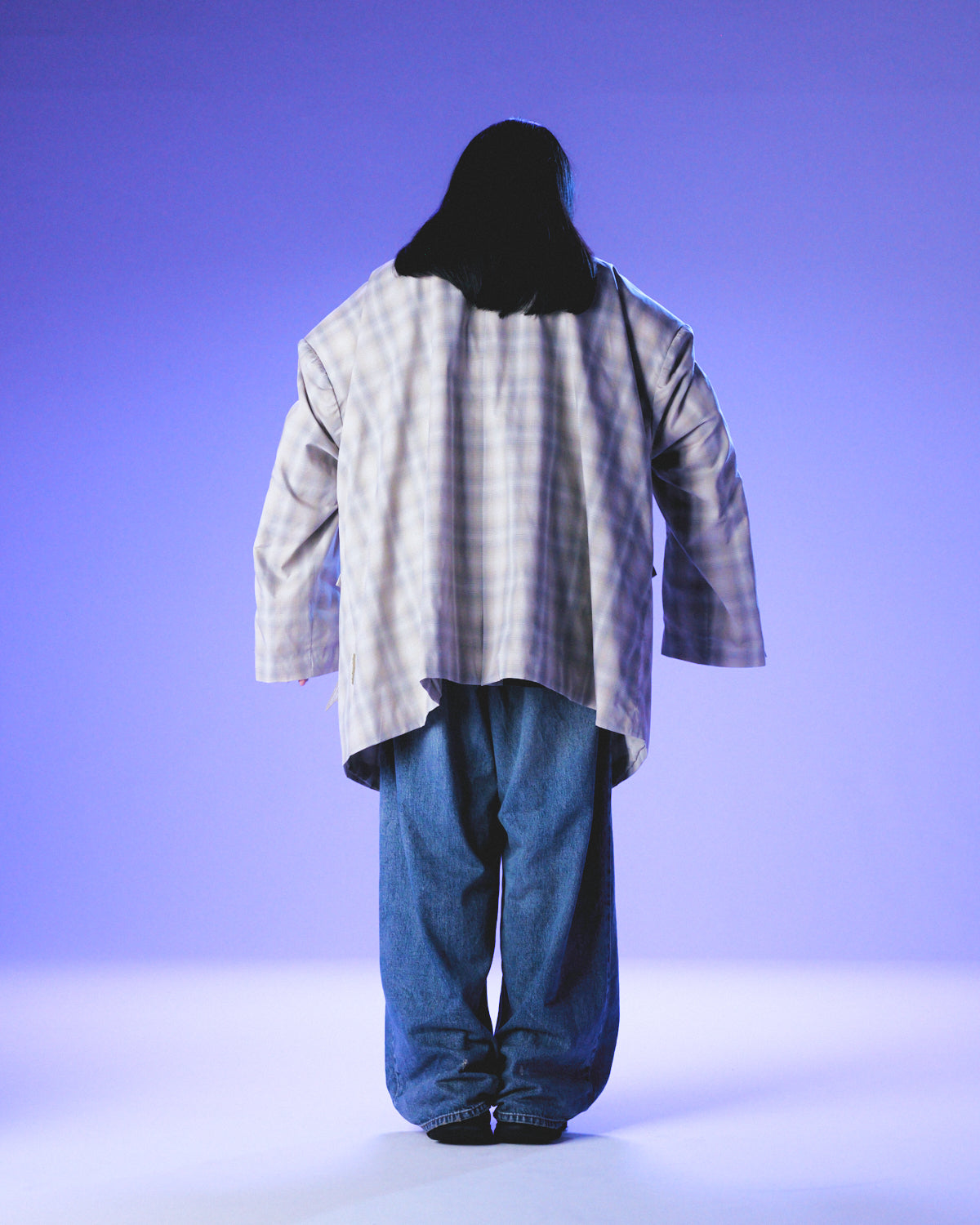 【25SS订购】Tucked Baggy Denim / 蓝色 / MSS25P03