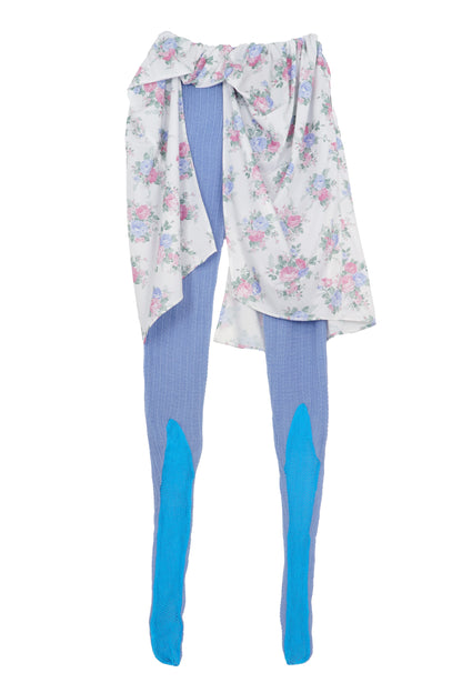 Skirt & Tights / Blue