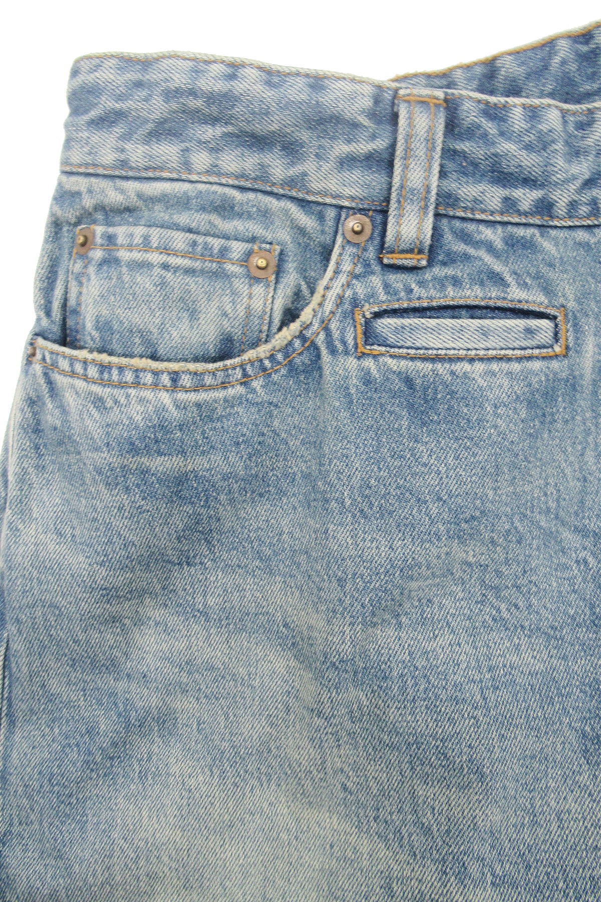 【25SS订购】Tucked Baggy Denim / 蓝色 / MSS25P03