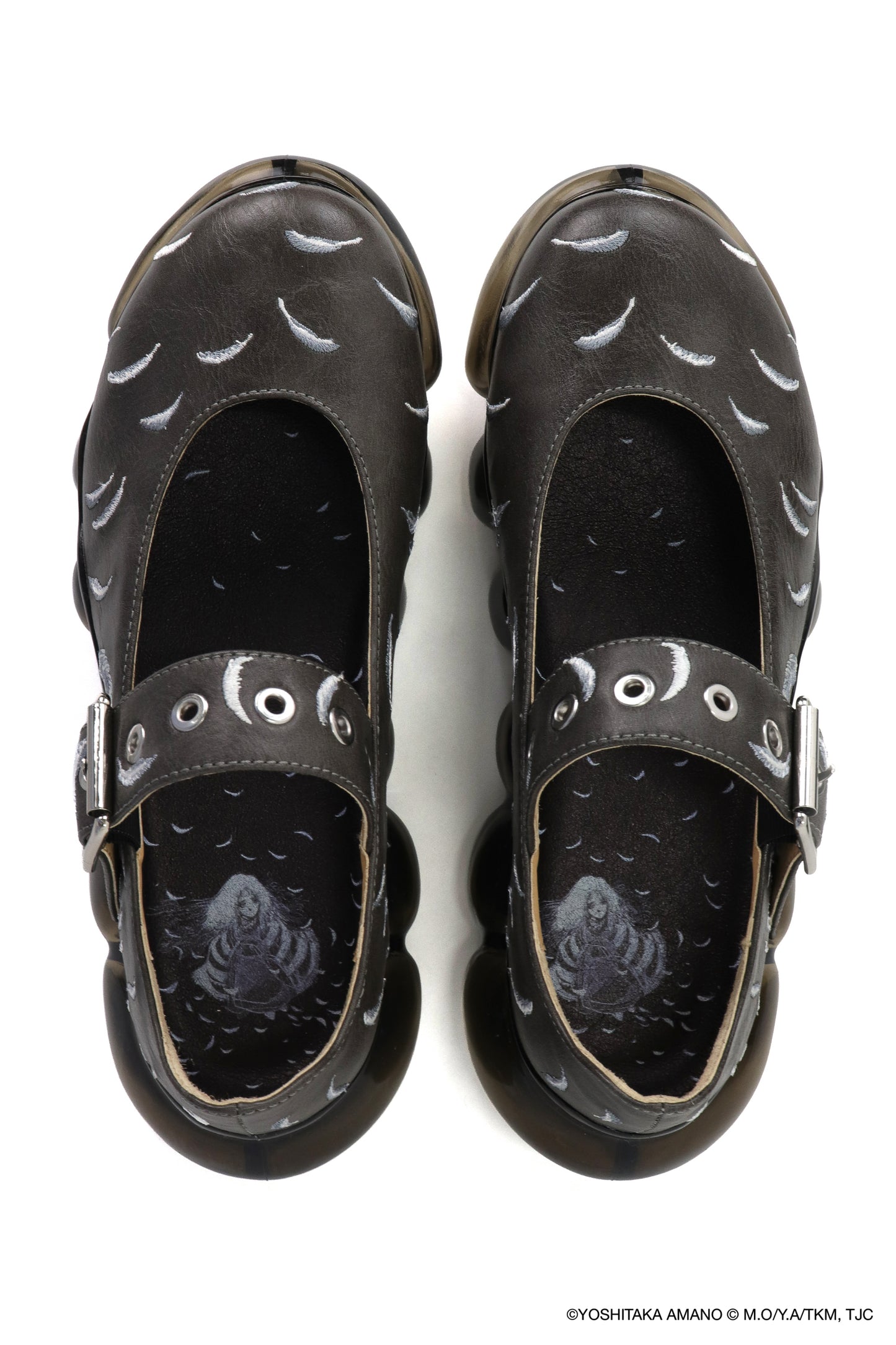 【预购】珠宝天使蛋羽毛玛丽珍鞋 / 黑色 / MSTT25SH03