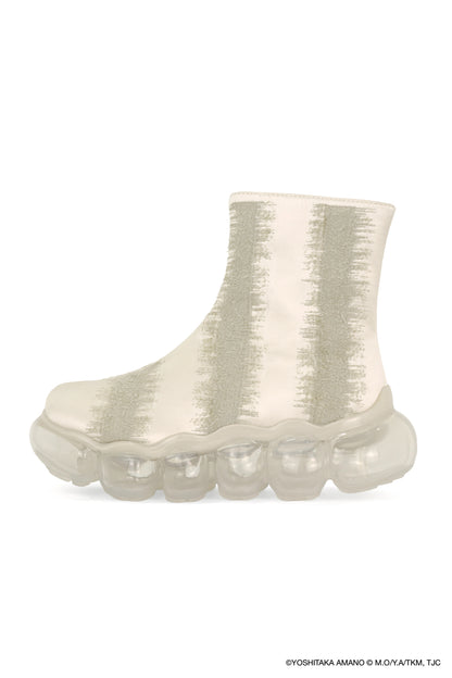 【预购】珠宝天使蛋条纹靴 / 象牙白 / MSTT25SH04